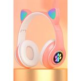 Sepetopia Kulak Üstü Bluetooth Kulaklık - Renk: Pembe, Bluetooth Versiyon: 5.0, Mikrofon, Özellik: Kablolu - Renkli