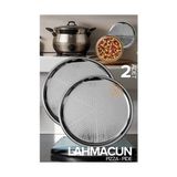 Sepetopia Lahmacun Pizza Pide Pişirme Tepsisi 2 Li Set