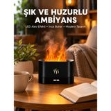 Sepetopia LED Işıklı Buhar Makinesi Alev Efektli Kumandalı Oda Nemlendirici Yeni Nesil - Renkli