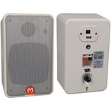 Sepetopia Magicvoice Mv-21 10 cm 40 Watt Komütatörlü Hat Trafolu Beyaz Sütun Hoparlör (2’li Takım)