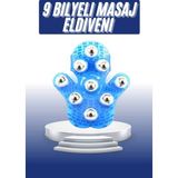 Sepetopia Masaj Aleti El Şeklinde Omuz Bacak Bilyeli Masaj Eldiveni El Şekilli - Renkli