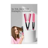 Sepetopia Mey Ithalat® Manuel V Tipi Keratin Saç Düzleştirici – Isısız, Taraklı Saç Maşası Prati - Renkli