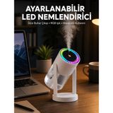 Sepetopia Rgb Işıklı Hava Nemlendirici Ultrasonik Teknoloji ve Portatif Tasarım Yeni Nesil - Renkli