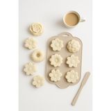 Sepetopia Silikon Kek ve Çikolata Kalıbı 6’lı Krem Renk Pasta Tatlı Muffin Kalıbı