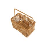 Sepet,rattan,saplı,şişelik, Havluluk,2 Bölmeli Katlanır , 25*14cm.