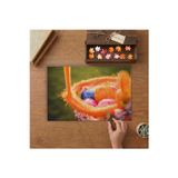 Sepette Renkli Paskalya Yumurtaları Tasarımı 240 Parça Ahşap Puzzle Ahşap Kutuda MP02032