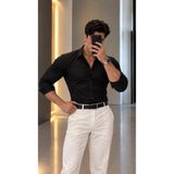 sepetx Erkek Premium Pamuk Saten Slim Fit Gömlek | Modern ve Şık Tasarım