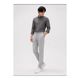 sepetx Erkek Slim Fit Açık Gri Viskon Örme Rahat Kalıp Jogger Kumaş Pantolon