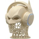 Sepetzone 3D Baskı Büyük Boy Oturan Batman Figürü - 22CM Batman Heykeli - Dc Comics Koleksiyon Parçası - Krem