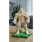 Sepetzone 3D Baskı Küçük Boy Hulk Figürü - Marvel Hulk Biblo - Süper Kahraman Dekor - Krem