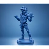 Sepetzone League Of Legends Ezreal Figür 16 cm Dekoratif Koleksiyonluk Oyuncak - Mavi