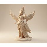 Sepetzone League Of Legends Morgana - Figür 17 cm Dekoratif Koleksiyonluk Oyuncak - Krem