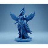 Sepetzone League Of Legends Morgana - Figür 17 cm Dekoratif Koleksiyonluk Oyuncak - Mavi