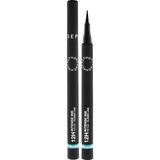Sephora 12H İntense Ink Felt Liner Classic Line - Yoğun ve Hassas Keçe Uçlu Eyeliner 08 Bright Coral (1 ml) - 01 Deep black (1,20 ml)