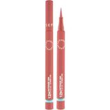 Sephora 12H İntense Ink Felt Liner Classic Line - Yoğun ve Hassas Keçe Uçlu Eyeliner 08 Bright Coral (1 ml)