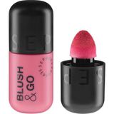 Sephora Blush & Go - Mat Bitişli Likit Allık 02 On The Go (7 ml)
