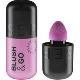 Sephora Blush & Go - Mat Bitişli Likit Allık 04 On Cloud 9 (7 ml)