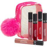 Sephora Collectıon 5’li Bulaşma Yapmayan Kadifemsi Ruj Seti - Sınırlı Sayıda Üretilen Bir Renk ile - 0
