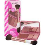 Sephora Collectıon Perfectly Blushed Set - Blush Blush Blush Palet ve Ikili Allık Fırçası - 0