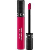Sephora Cream Lip Stain – Bulaşmayan Kadife Bitişli Ruj - Mat Likit Ruj, 126 Hot Hot Pink