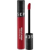 Sephora Cream Lip Stain Bulaşmayan Kadife Bitişli Ruj - Mat Likit Ruj - 128 Fancy Raspberry (5 Ml)