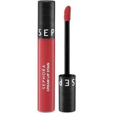 Sephora Cream Lip Stain – Bulaşmayan Kadife Bitişli Ruj - Mat Likit Ruj, 132 Acid Coral