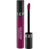 Sephora Cream Lip Stain – Bulaşmayan Kadife Bitişli Ruj - Mat Likit Ruj, 133 Purple Pop