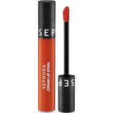 Sephora Cream Lip Stain Bulaşmayan Kadife Bitişli Ruj - Mat Likit Ruj - 137 Neon Marmalade (5 Ml)
