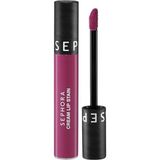Sephora Cream Lip Stain – Bulaşmayan Kadife Bitişli Ruj - Mat Likit Ruj, 90 Sunrise Pink