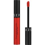 Sephora Cream Lip Stain-E Vitamin İçerikli Uzun Süre Kalıcı Yoğun Pigmentli Ultra Mat Bitişli Ruj 5Ml, 01 Always Red