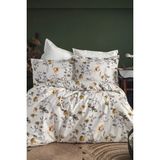 Septembre 210 Tc (83 Tel) Pamuk Saten Nevresim Takımı Tek Kişilik - Beyaz - 160 x 220 cm