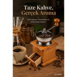 septembris Barista Classic Ahşap Manuel Kahve Değirmeni – Çelik Öğütücülü El Tipi Kahve Öğütücüsü