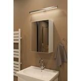 Septemius Tek Kapaklı Aynalı Beyaz 60 cm Banyo Dolabı