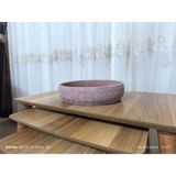 Ser Dizayn Çift Taban Taş Vazo Aranjman Bonsai ve Orkide Saksısı