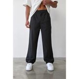 Ser Joven Erkek Antrasit Baggy Fit Rahat Kesim Pileli Kumaş Pantolon - 2XL
