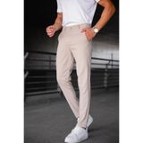 Ser Joven Erkek Bej Slim Fit Kumaş Pantolon