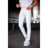 Ser Joven Erkek Beyaz Slim Fit Likralı Jean Pantolon - 33