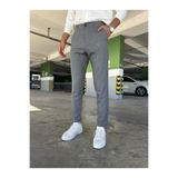Ser Joven Erkek Füme Slim Fit Likralı Düz Kumaş Pantolon