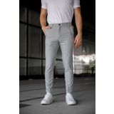 Ser Joven Erkek Gri Slim Fit Çizgili Kumaş Pantolon