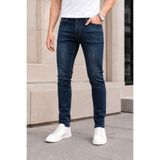 Ser Joven Erkek Kahverengi Slim Fit Lazerli Likralı Jean Pantolon