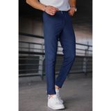 Ser Joven Erkek Lacivert Slim Fit Kumaş Pantolon