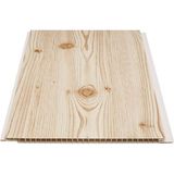 Ser Profil Fındık Ahşap Desen Plastik Pvc Duvar Tavan Lambiri / 10 Adet 20 cm x 2 M - 4 M²