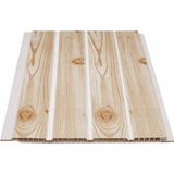 Ser Profil Fındık Ahşap Desen Plastik Pvc Duvar Tavan Lambiri 20 Adet 20 cm x 2 M 8 M2