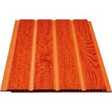 Ser Profil Fugalı Koyu Meşe Plastik Pvc Duvar Tavan Lambiri 40 Adet 20 cm x 2 M 16 M2