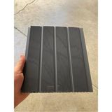 Ser Profil Serprofil Fugalı Antrasit Gri Pvc Duvar Tavan Lambiri / 40 Adet 20CM x 2 Metre - 16 Metrekare