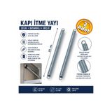 SER SR25 Kapı Yayı Kapı İtme Yayı Yaylı Çelik 25 cm (2 Adet)