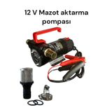 SERA 12 V Mazot Aktarma Pompası Kendinden Emişli Elektrikli Taşınabilir Yakıt Sıvı Aktarma Pompası