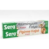Sera Alüminyum Folyo ve Pişirme Kağıdı 2 Li Set 8 mt
