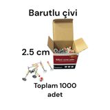 SERA Barutlu Çivi Uzunluk 2.5 cm 1000 ADET