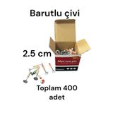 SERA Barutlu Çivi Uzunluk 2.5 cm 400 ADET GÖNDERİLECEKTİR